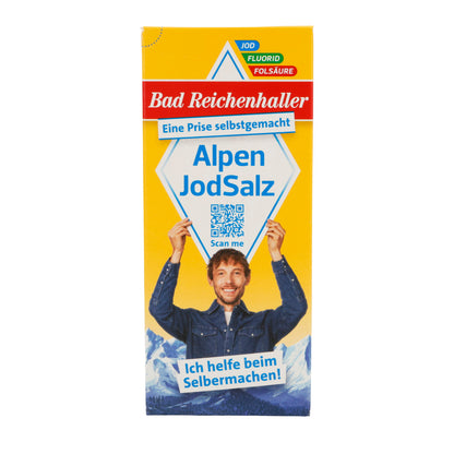 Bad Reichenhaller Alpen JodSalz mit Fluorid und Folsäure 500 g