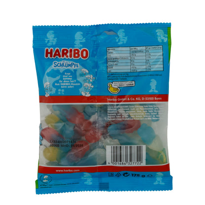 Schlümpfe Haribo | Veggie-gummibeertjes | In Schlümpfe-vorm | 175 g