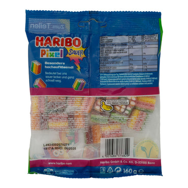 Pixel Sauer Haribo | Vegan zure gummybeertjes | In pixelvorm | 160 g
