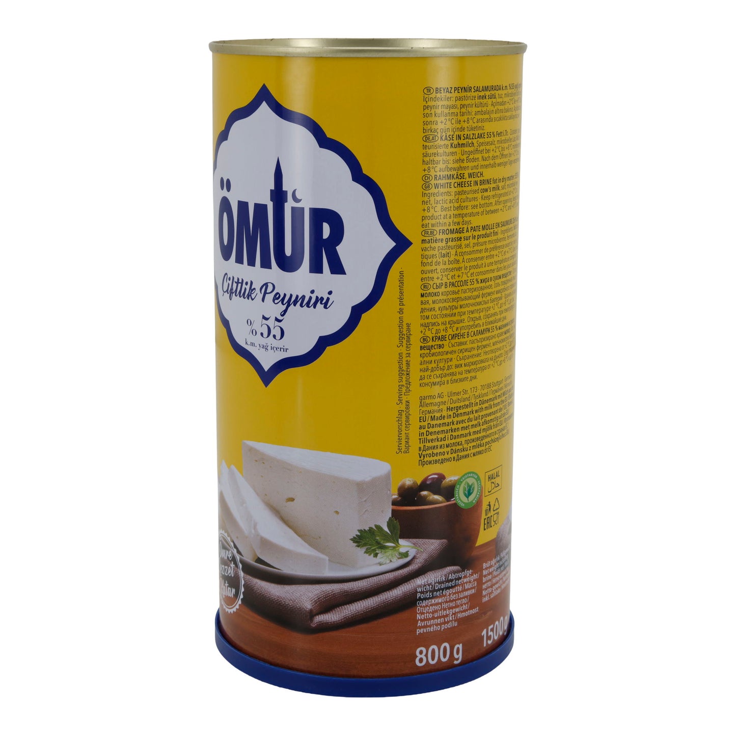 Hirtenkäse Ömür | Witte kaas in pekel | Traditioneel met 55% vet i.d.t. | 1500 g