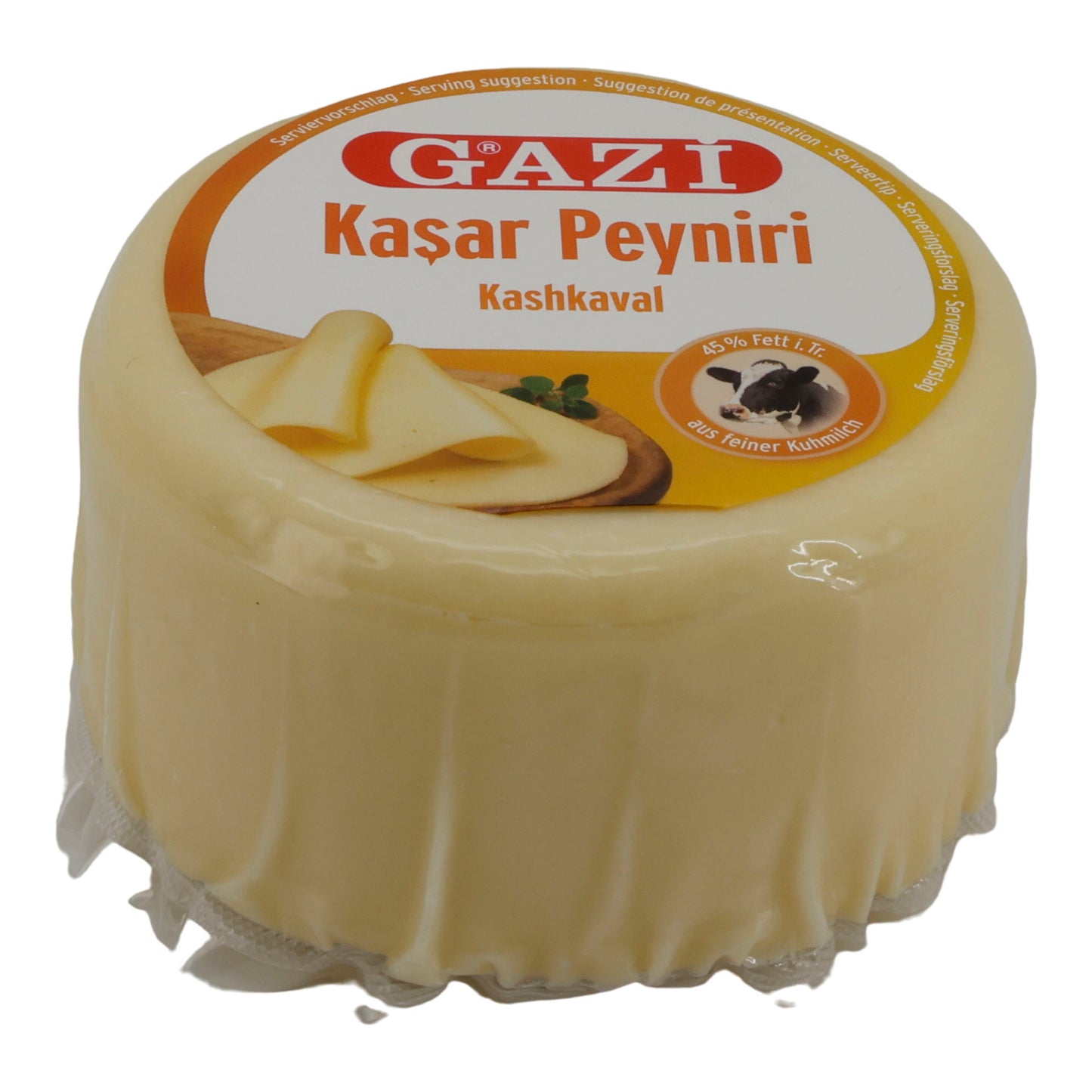 Käse Gazi | Kaşar Peynir | Formaggio Kashkaval 45% grassi | 250 g