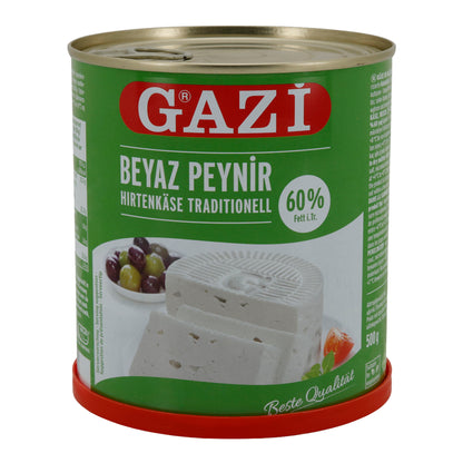 Hirtenkäse Gazi Beyaz Peynir | Traditioneel | 60% vet i. Tr. in pekel | 750 g
