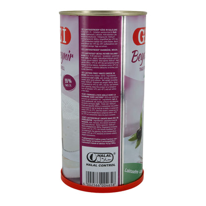 Hirtenkäse Gazi Beyaz Peynir Lactosevrij | Traditioneel | 55% vet i. Tr. in pekel | 1500 g