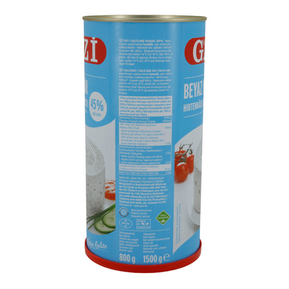 Hirtenkäse Gazi Beyaz Peynir | Hirtenkäse in pekel | 45% vet i. Tr. | 1500 g