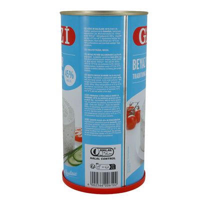 Hirtenkäse Gazi Beyaz Peynir | Hirtenkäse in pekel | 45% vet i. Tr. | 1500 g
