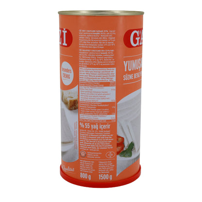 Weichkäse Gazi Yumuşak Cremiger Weichkäse | Besonders cremig | 55 % Fett i. Tr. | 1500 g