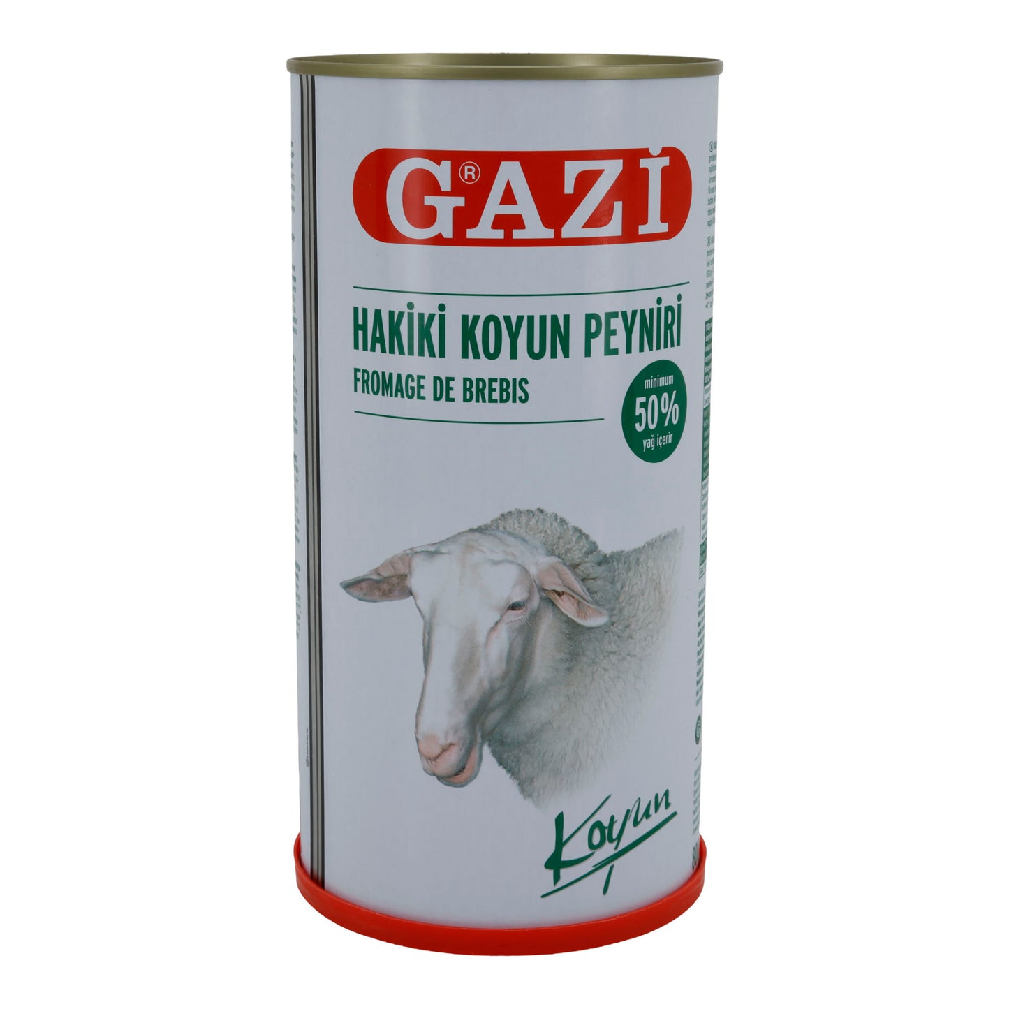 Schafskäse GAZİ Schafskäse in Salzlake | 50 % Fett i. Tr. | Dose | 1500 g