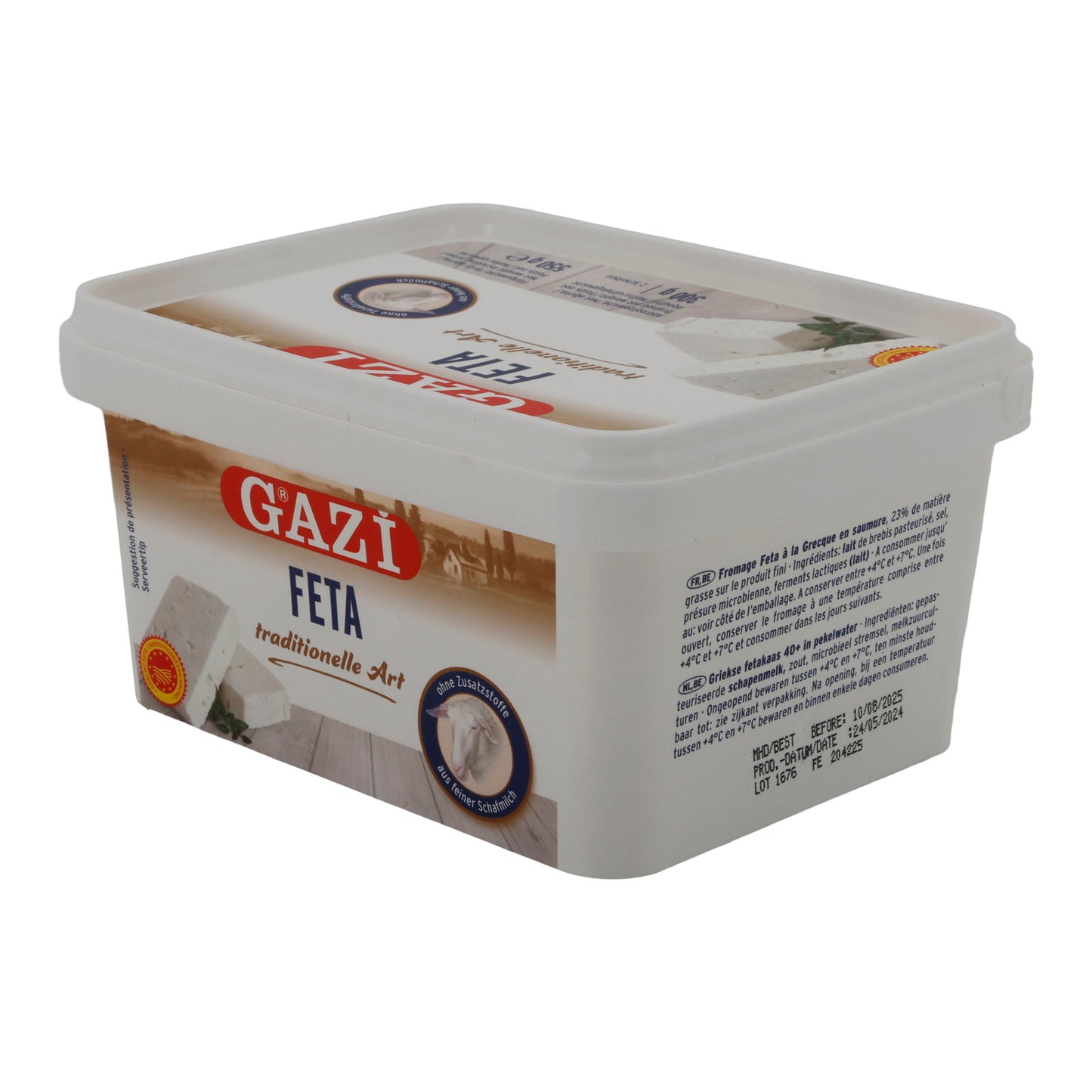 Formaggio Feta Gazi | Tradizionalmente stagionato | Feta greco | 550 g
