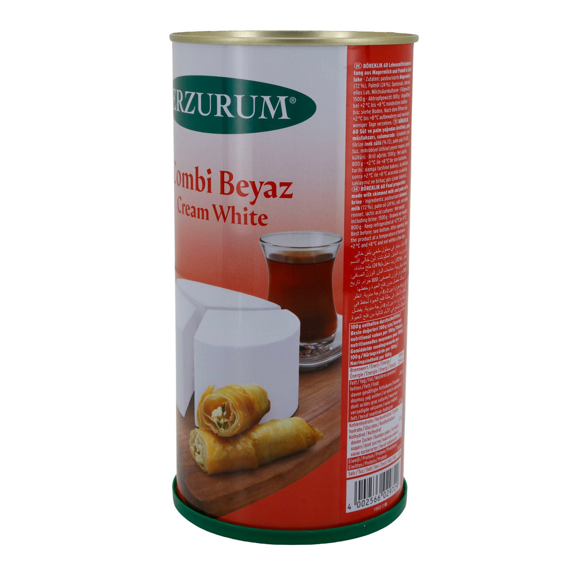 Käse Erzurum Böreklik Cream White | Käse | Perfekter Käse für Börek & Gebäck | 1500 g ERZURUM