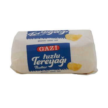 Butter Gazi Tuzlu Tereyağı | Gesalzene Butter | Intensiver Geschmack für herzhafte Gerichte | 250 g GAZI