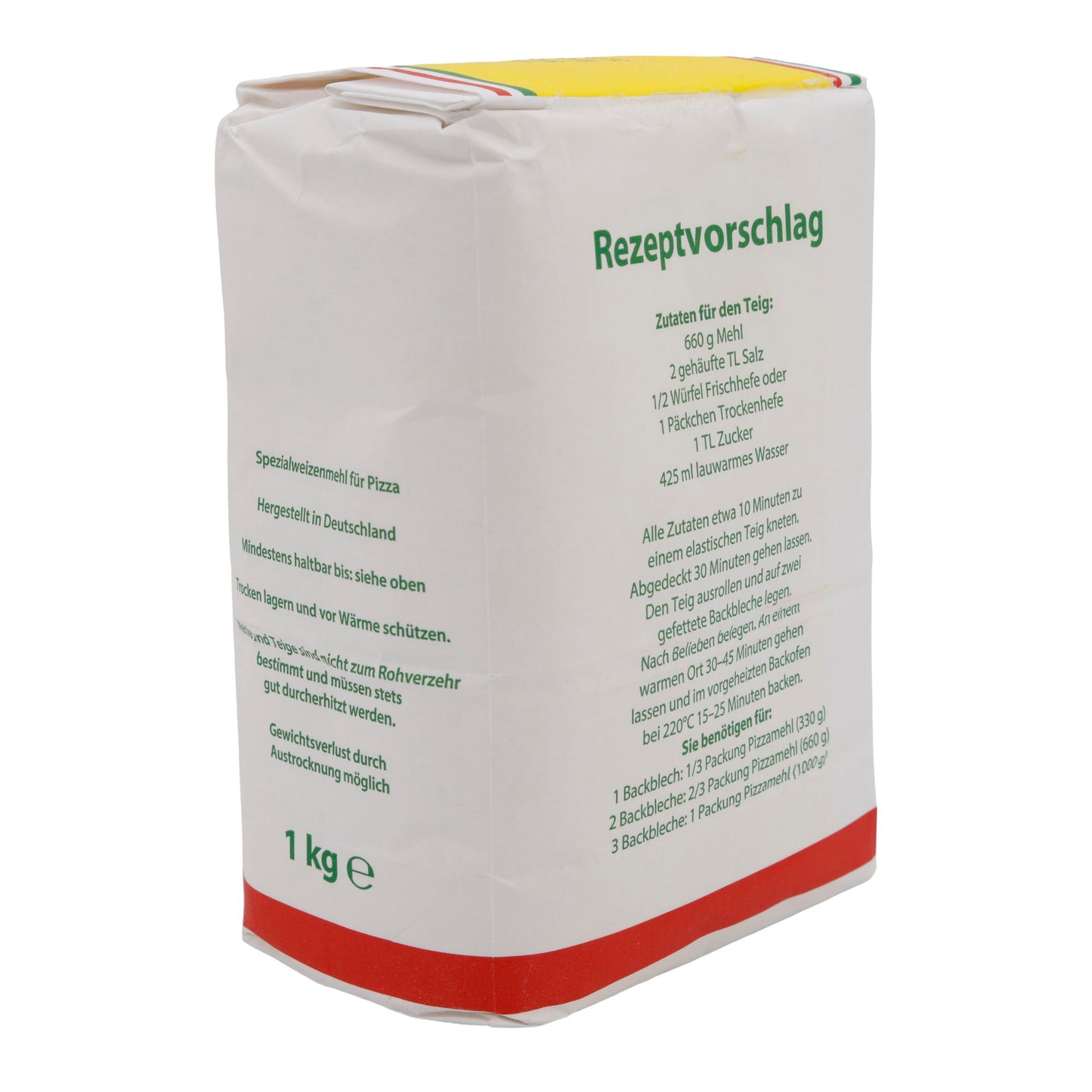 Meel | Pizza-Meel Tipo 00 | Speciale tarwebloem voor pizzadeeg | 1 kg