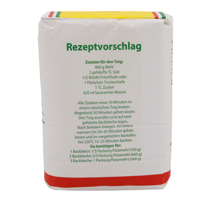 Meel | Pizza-Meel Tipo 00 | Speciale tarwebloem voor pizzadeeg | 1 kg