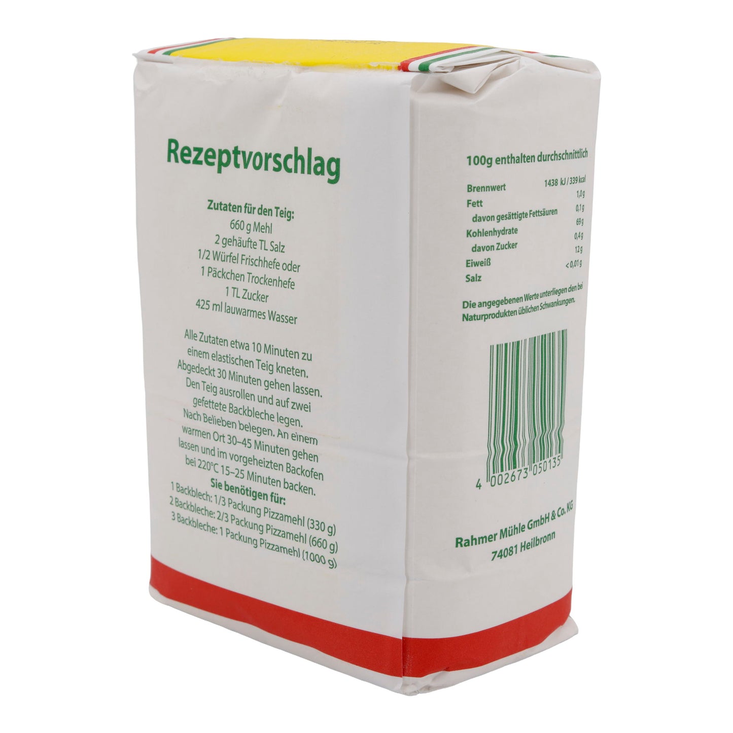 Meel | Pizza-Meel Tipo 00 | Speciale tarwebloem voor pizzadeeg | 1 kg