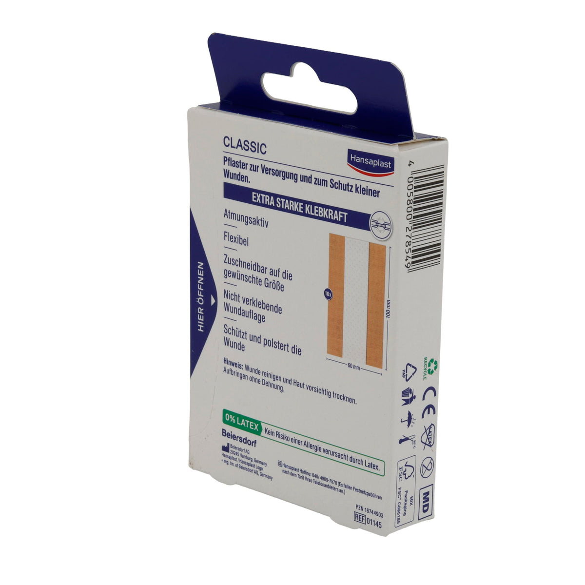 Pflaster Hansaplast Classic Pflaster | Pflaster | 1 m x 6 cm HANSAPLAST