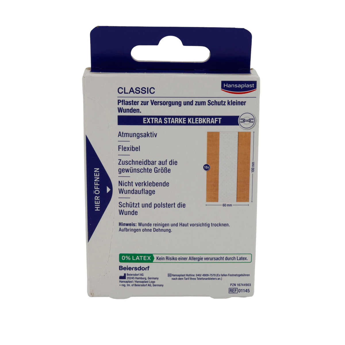 Pflaster Hansaplast Classic Pflaster | Pflaster | 1 m x 6 cm HANSAPLAST