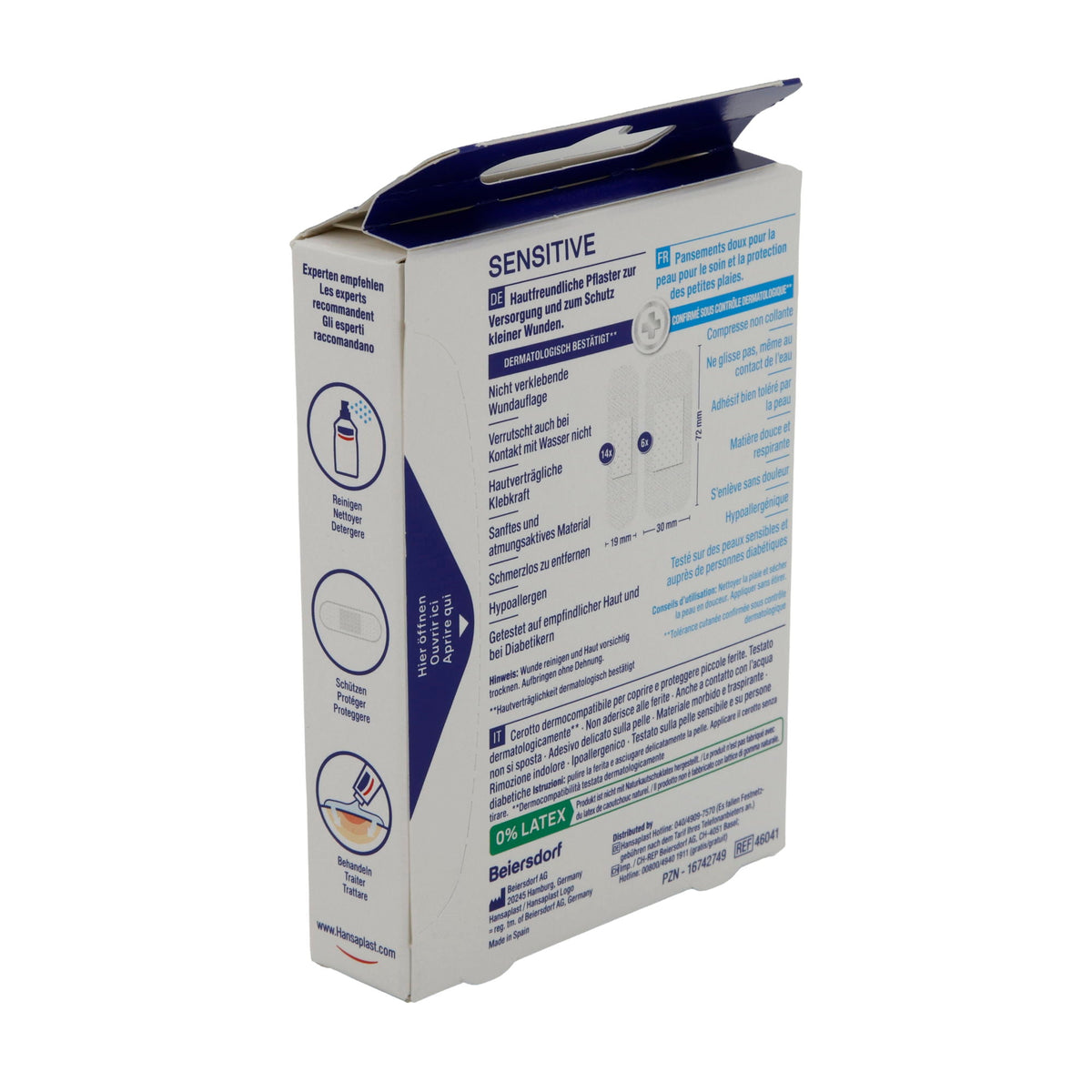 Pflaster Hansaplast Sensitive Pflaster | Pflaster | 20 Strips HANSAPLAST