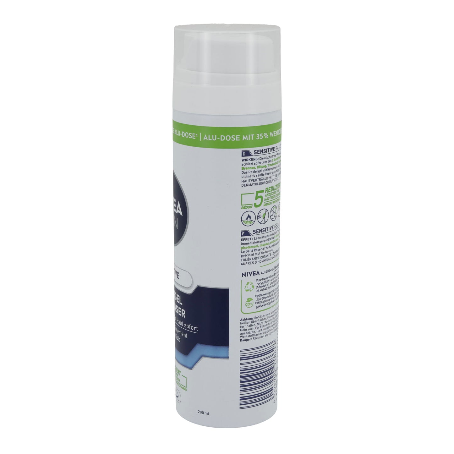 Gel da barba NIVEA MEN Sensitive Gel da barba | Gel da barba | 200 ml