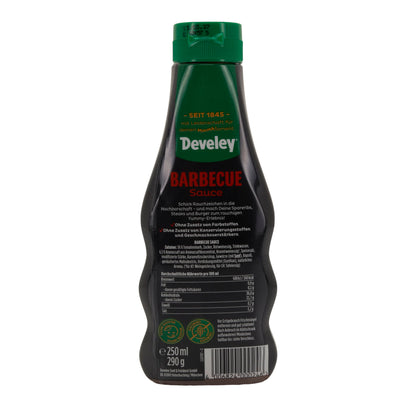 Develey Barbecue Sauce | Ideal für Grillfleisch & Burger | 250 ml