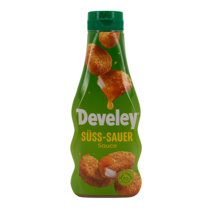 Develey Süß-Sauer Sauce | Ideal für Nuggets, Fingerfood & Wokgerichte | 250 ml