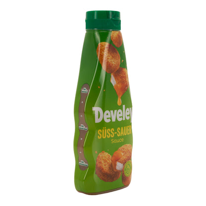 Develey Süß-Sauer Sauce | Ideal für Nuggets, Fingerfood & Wokgerichte | 250 ml