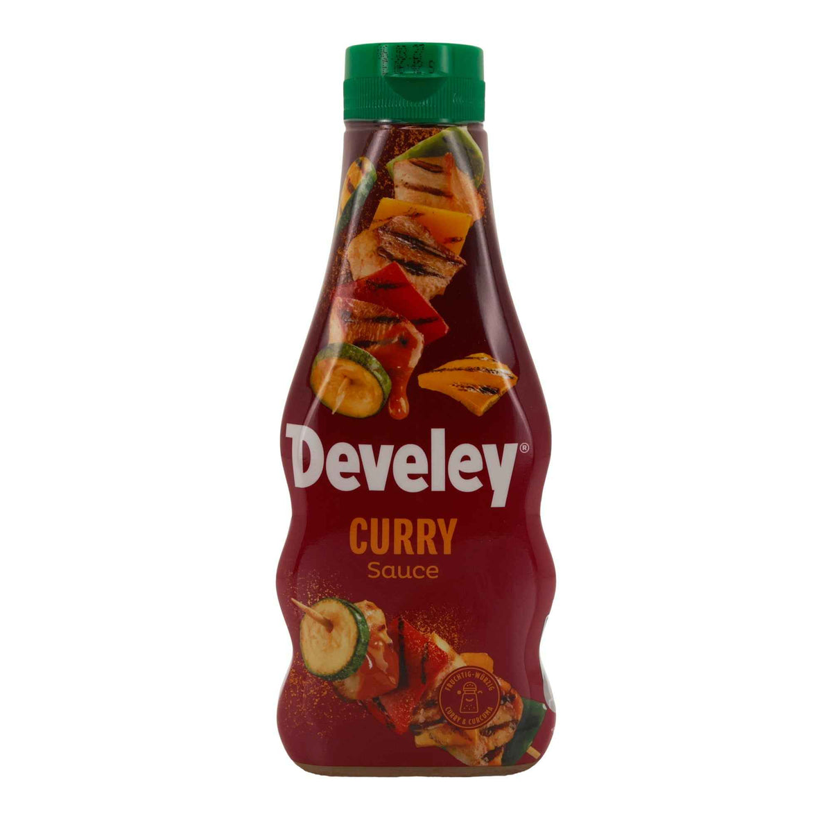 Develey Curry Sauce | Ideal für Nuggets, Grillfleisch & Gemüse | 250 ml
