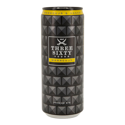 Alkoholisches Mischgetränk Three Sixty Vodka | Maracuja | 10 % vol | 0,33 l Dose