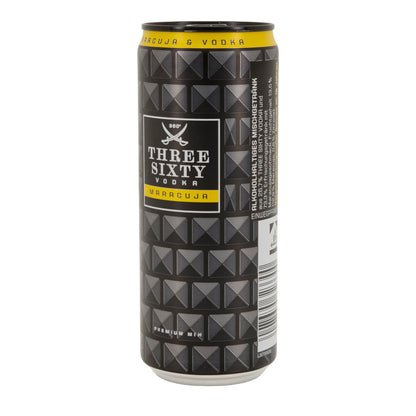 Alkoholisches Mischgetränk Three Sixty Vodka | Maracuja | 10 % vol | 0,33 l Dose