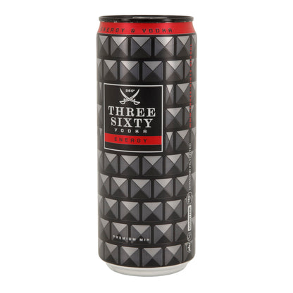 Alkoholisches Mischgetränk Three Sixty Vodka | Energy | 10 % vol | 0,33 l Dose