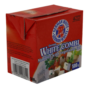 Prodotto lattiero-caseario German White Combi | Con grassi vegetali | Gusto versatile | 500 g