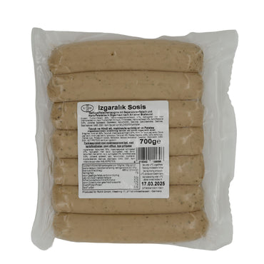 Bratwurst Aladin | Izgaralık Sosis | Würzig, Geflügelbratwurst | 700 g