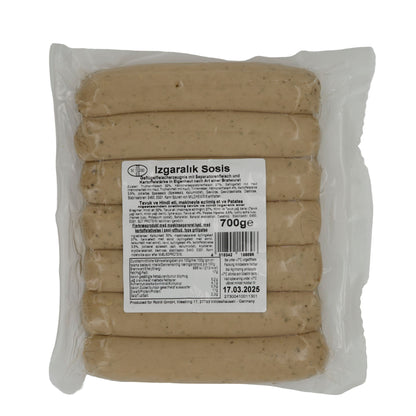Bratwurst Aladin | Izgaralık Sosis | Würzig, Geflügelbratwurst | 700 g