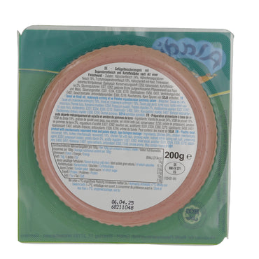 Geflügelwurst Aladin | Sade Dilim | Halal, Aufschnitt für Mahlzeiten | 200 g