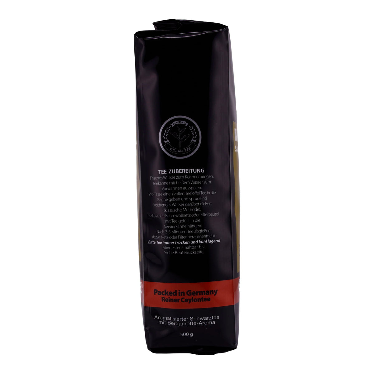 Luxus Tee Goran | Mevlana | Premium-Teemischung | Schwarzer Tee, erlesene Aromen | 500 g Packung