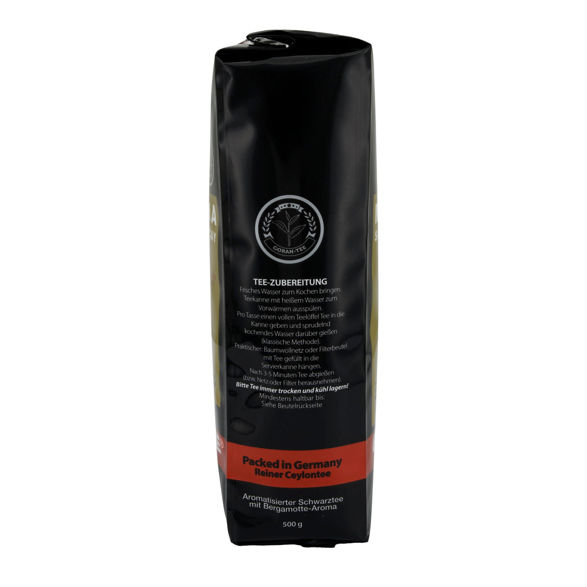 Luxus Tee Goran | Mevlana | Premium-Teemischung | Schwarzer Tee, erlesene Aromen | 500 g Packung