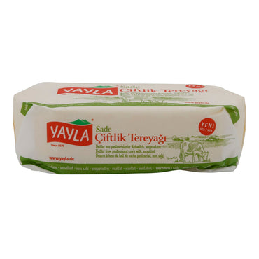 Butter Yayla | Ciftlik Tereyagi | Ungesalzen, traditionell | 250 g YAYLA