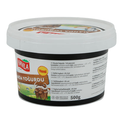Yogurt Yayla Yogurt di Bufala | Yogurt | Tradizionale con 8% di grassi | 500 g
