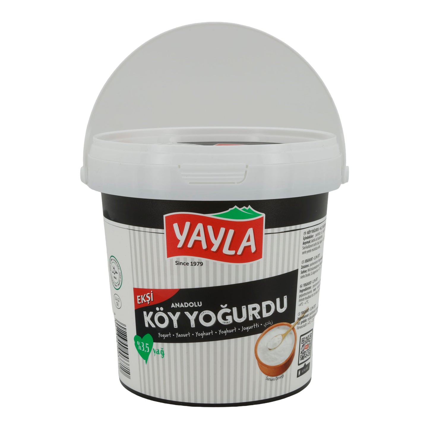 Dorfjoghurt Yayla Köy Yoğurdu | Joghurt | Traditioneller Dorfjoghurt mit 3,5 % Fett | 1 kg