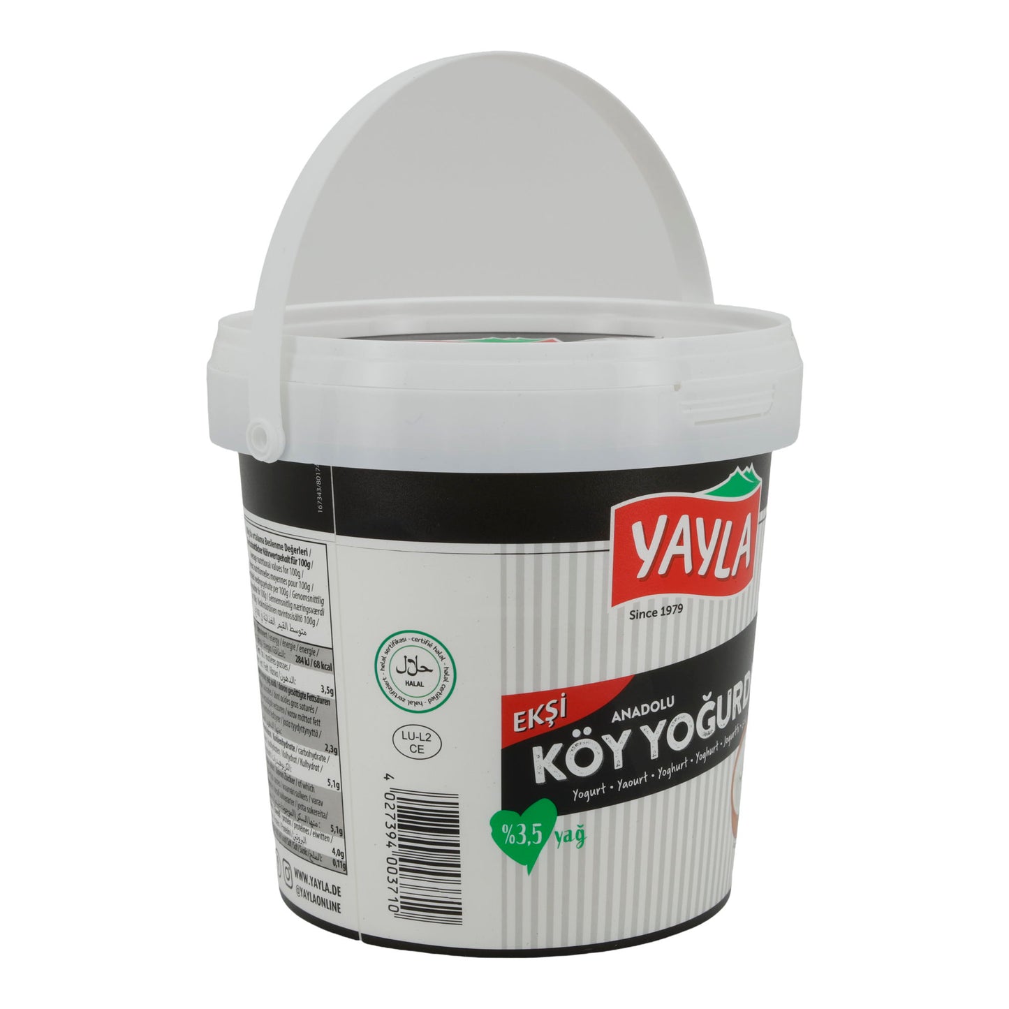 Dorfjoghurt Yayla Köy Yoğurdu | Joghurt | Traditioneller Dorfjoghurt mit 3,5 % Fett | 1 kg