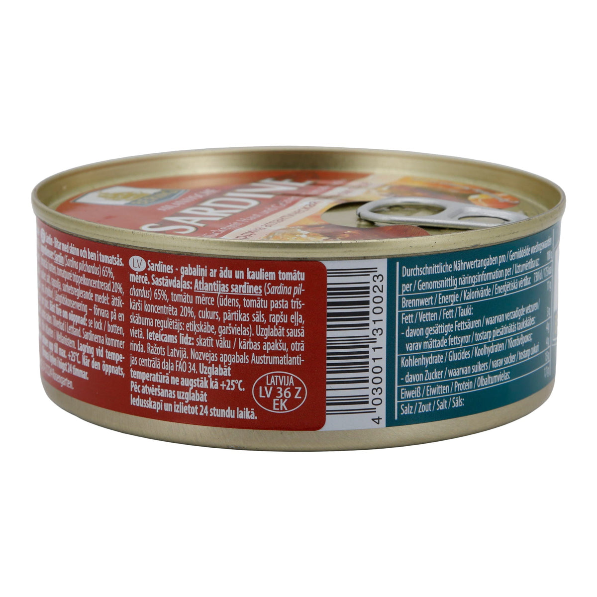 Sardinen Bering | Atlantisch, in Tomatensoße | Würzig & herzhaft | 240 g BERING