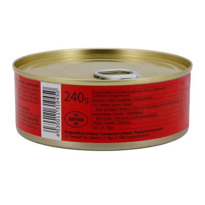 Gebratene Sprotten Steinhauer | In Tomatensoße | Fischgericht | 240 g