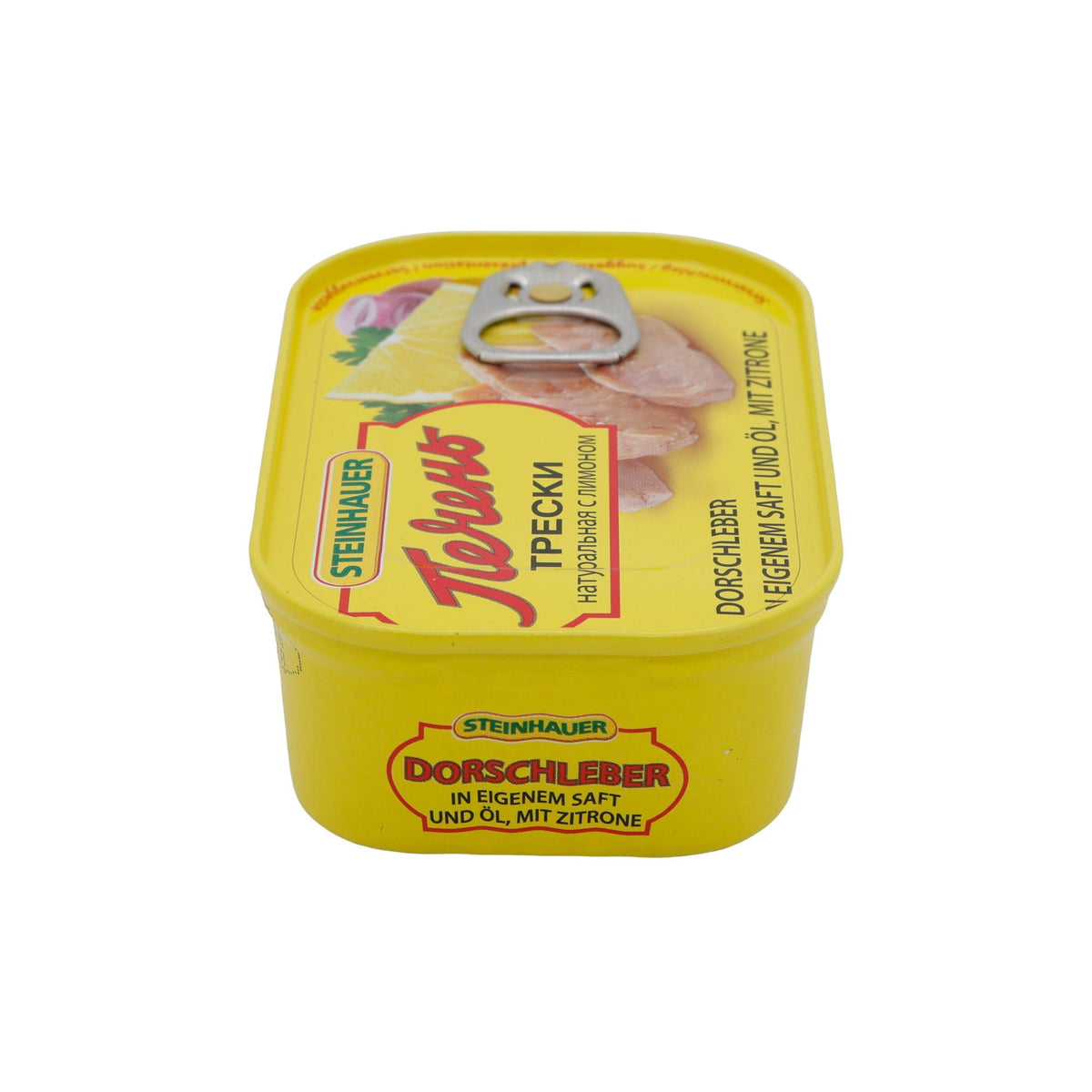 Dorschleber Steinhauer | Fisch | In eigenem Saft & Öl mit Zitrone | 120 g