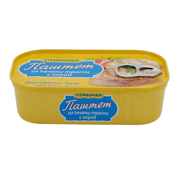 Dorschleber-Paté Steinhauer | Paté | Mit Dorschrogen | 125g STEINHAUER