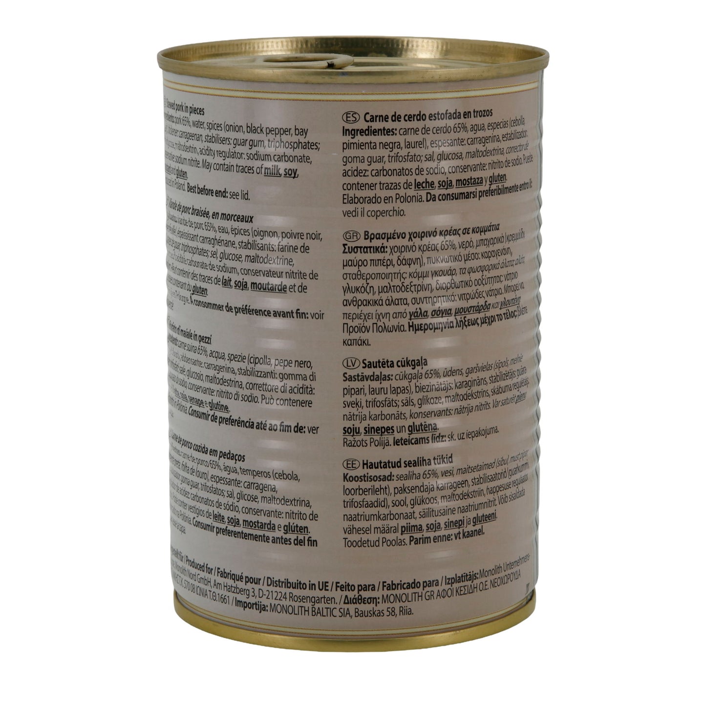Varkensvlees Merk Nr. 1 | Gestoofd | in stukken | 400 g
