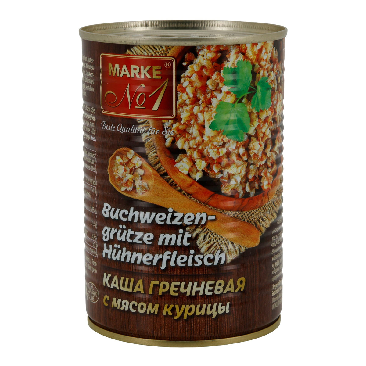 Buchweizengrütze mit Hühnerfleisch Marke No.1 | Fertiggericht | tafelfertig | 400 g Dose