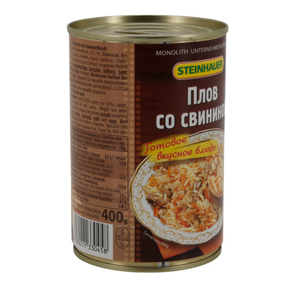 Reisgericht Steinhauer | met varkensvlees | kant-en-klaar | 400 g blik