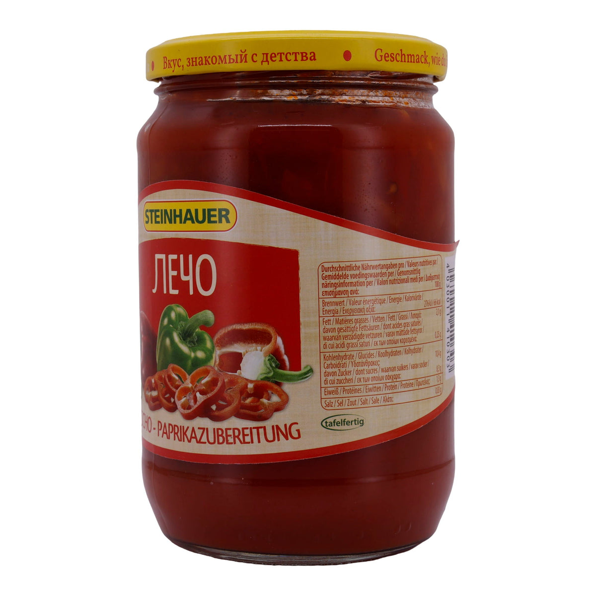 Paprikazubereitung Steinhauer | Letscho | Vegan, perfekt für Eintöpfe | 660 g