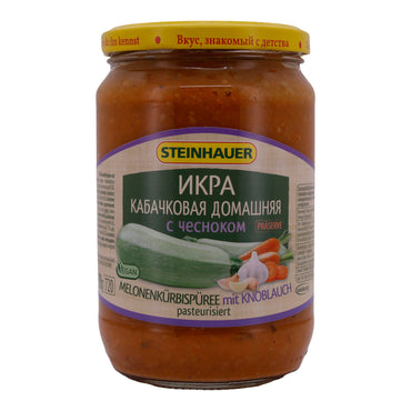 Gemüsepüree Steinhauer | Melonenkürbispüree | Mit Knoblauch | 680 g STEINHAUER