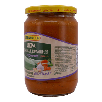 Groentepuree Steinhauer | Meloenpompoenpuree | Met knoflook | 680 g