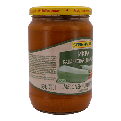 Melonpompoenpuree Steinhauer | Gepasteuriseerd | Huisgemaakte specialiteit | 680 g