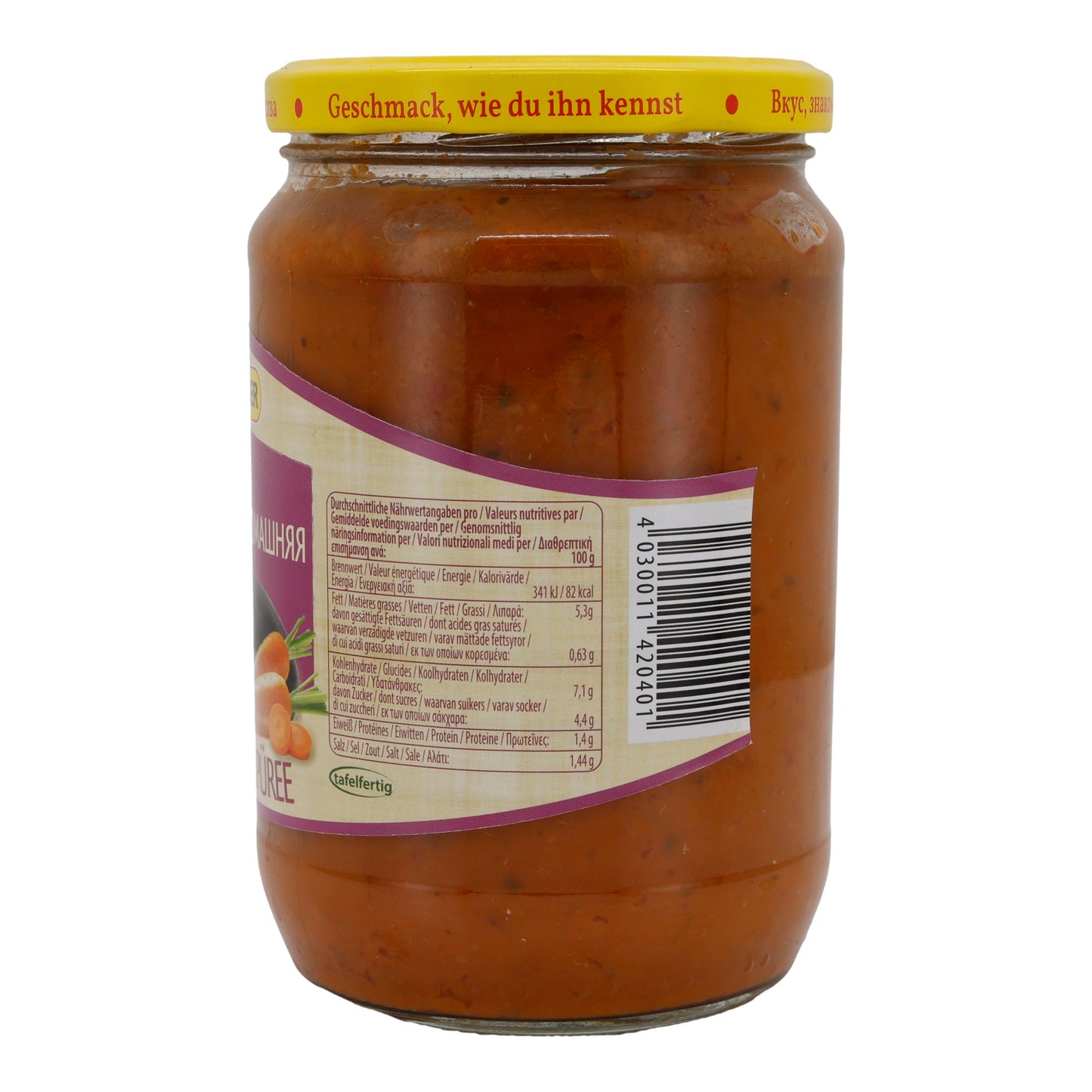 Auberginepuree Steinhauer | Met wortelen | Huisgemaakt | 680g